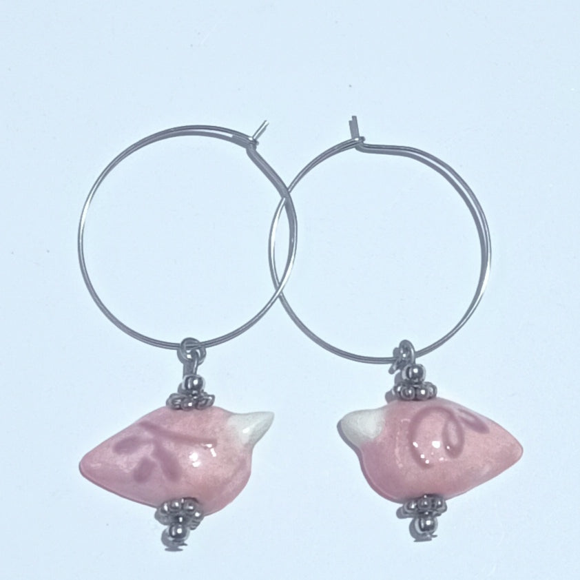 Handcrafted Pottery Earrings