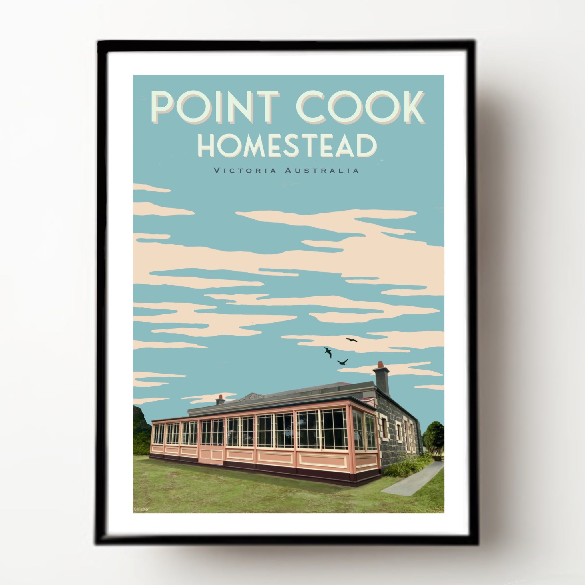 Vintage Poster - Point Cook homestead