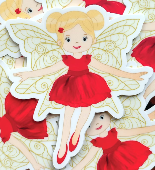 Fairy Blossom Vinyl Stickers