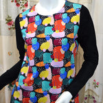 Women's Handmade Long Sleeve T-shirt - Rocks and Rain ** ON SALE **