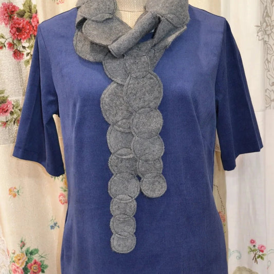Women's Handmade Tunic Dress -Sky Corduroy