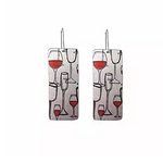 Aluminium Original Art Earrings