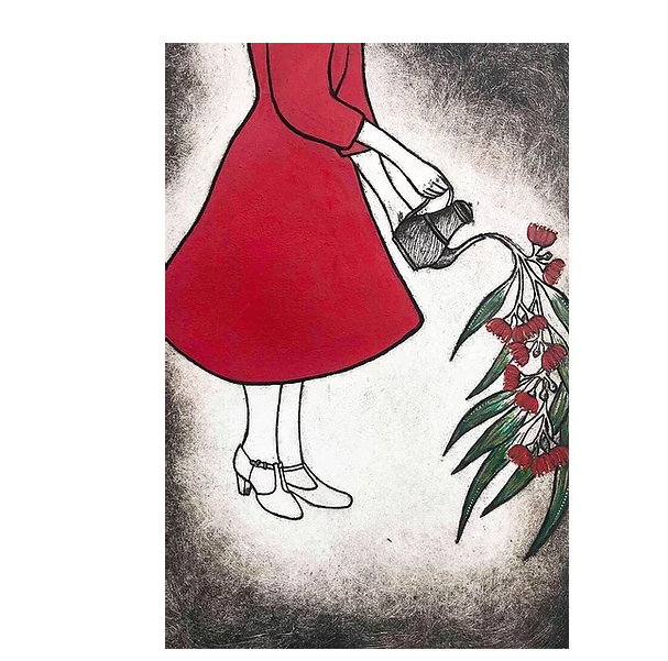 Original Art Print Blank Greeting Cards - individual