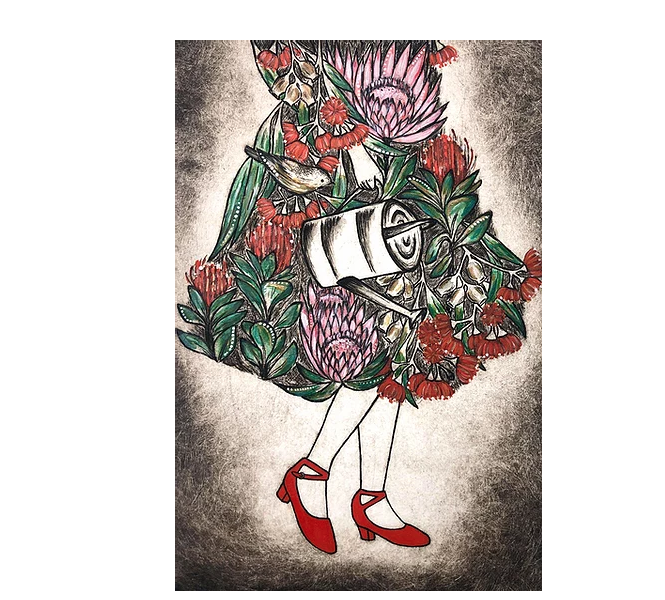 Original Art Print Blank Greeting Cards - individual