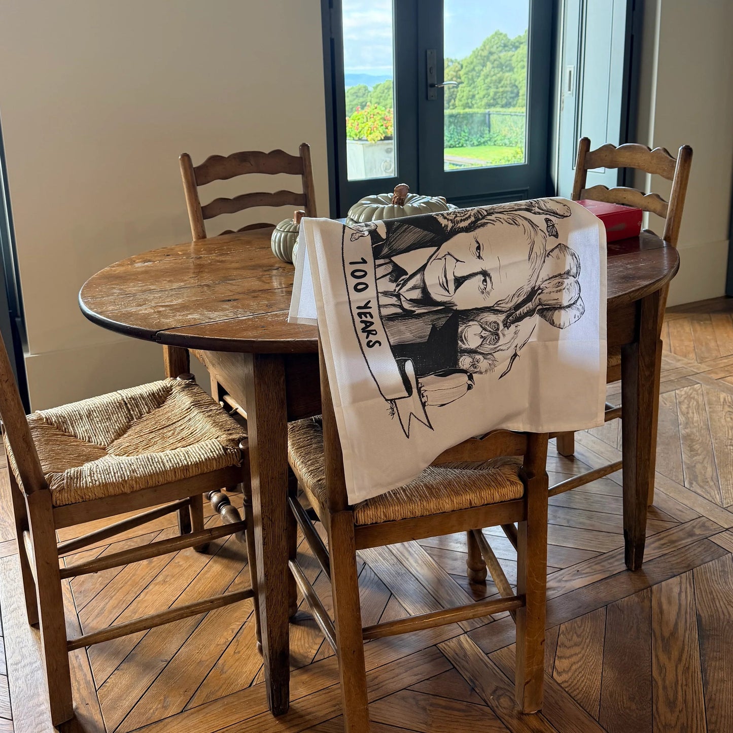 Sir David Attenborough 100 Years - Tea Towel