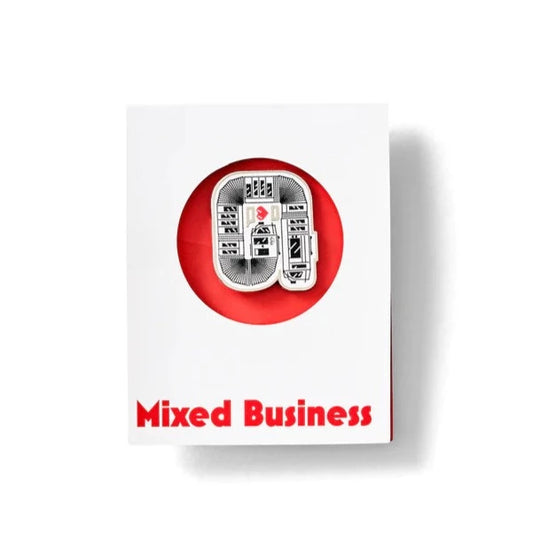 Snake Tram Enamel Pin