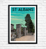 Vintage Poster - St Albans Alice's Gate