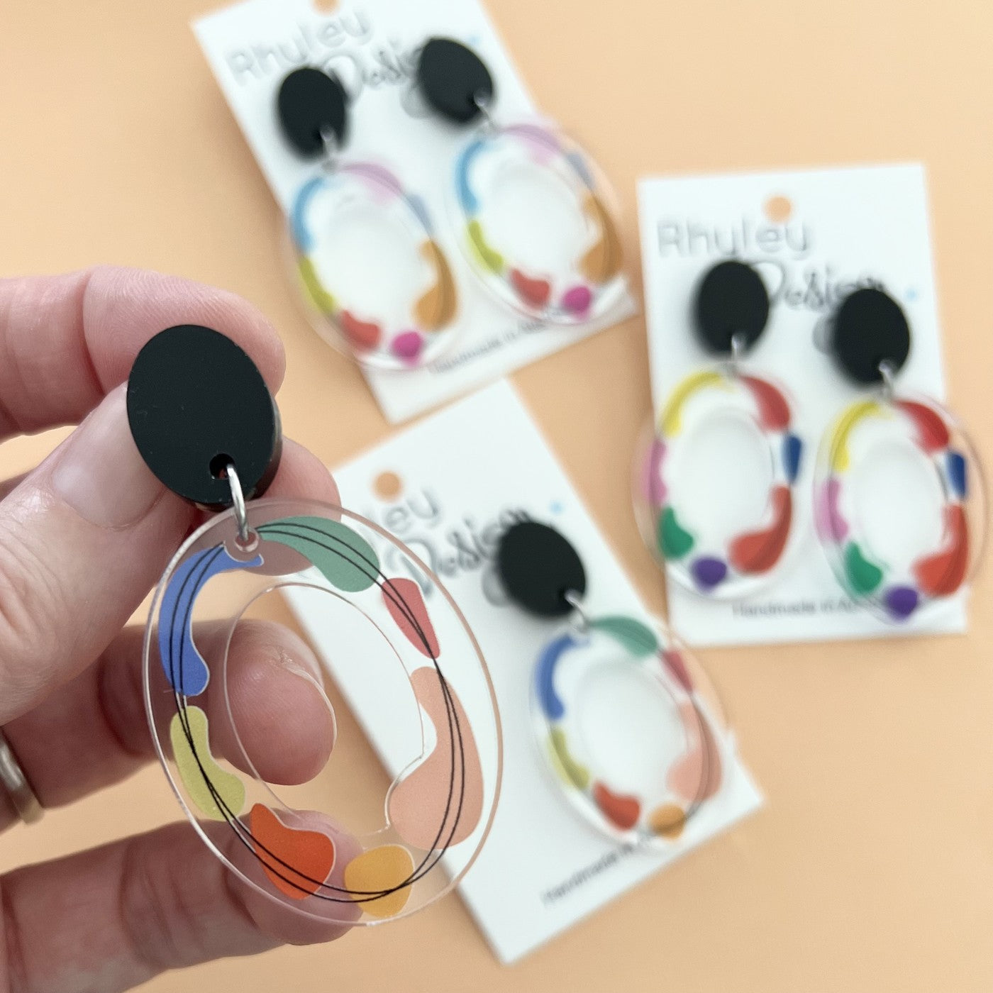 Statement Arty Loops Earrings