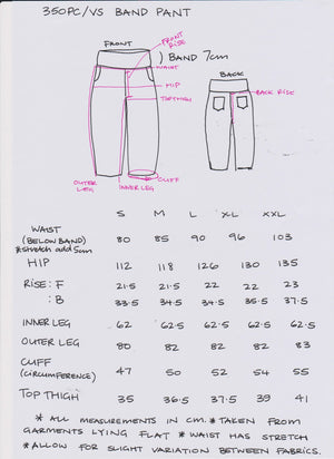 Women's Handmade Band Pants - Steps stripe **ON SALE**