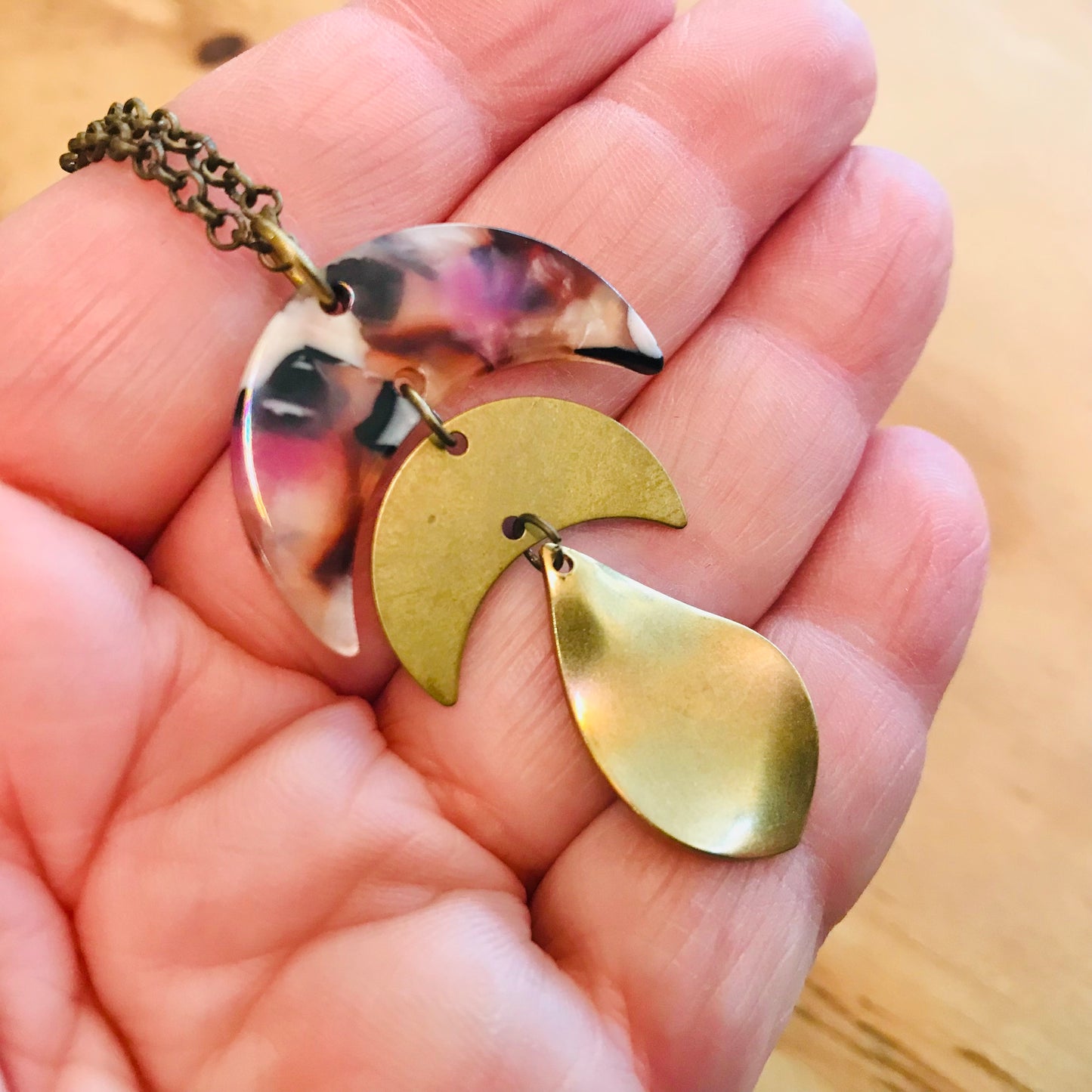 Mixed Metal Necklaces
