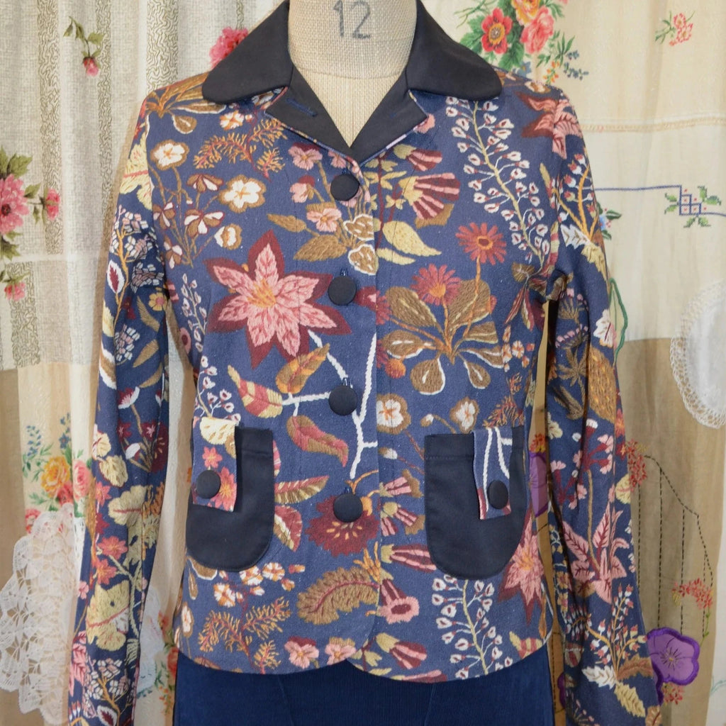 Women's Handmade Crop Jacket - Tapestry