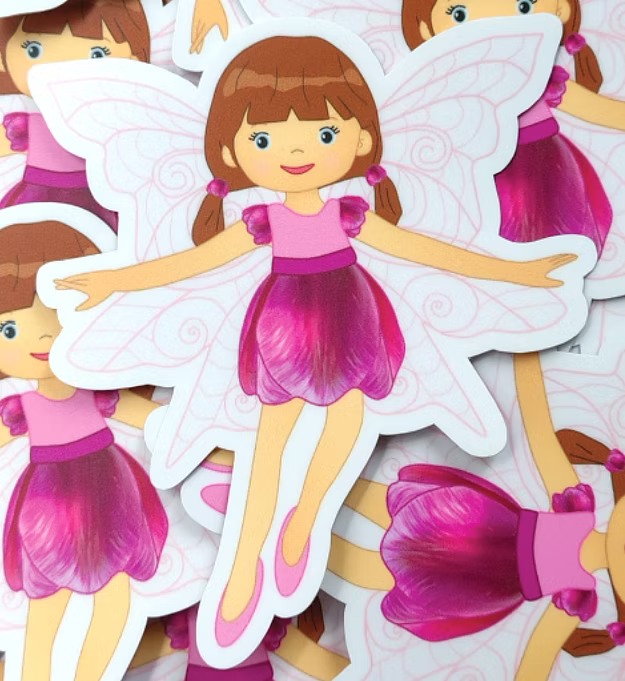 Fairy Blossom Vinyl Magnet