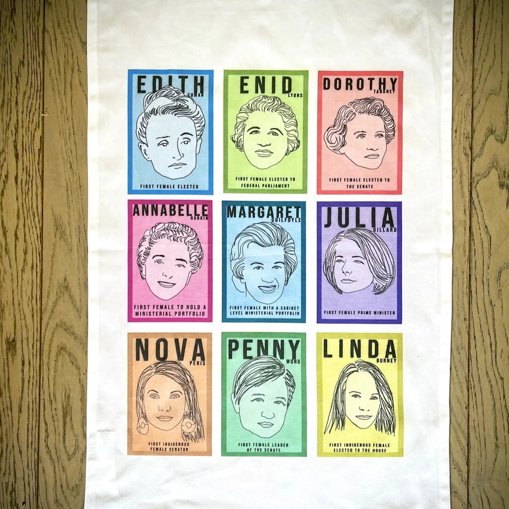 Votes for Women Tea Towel