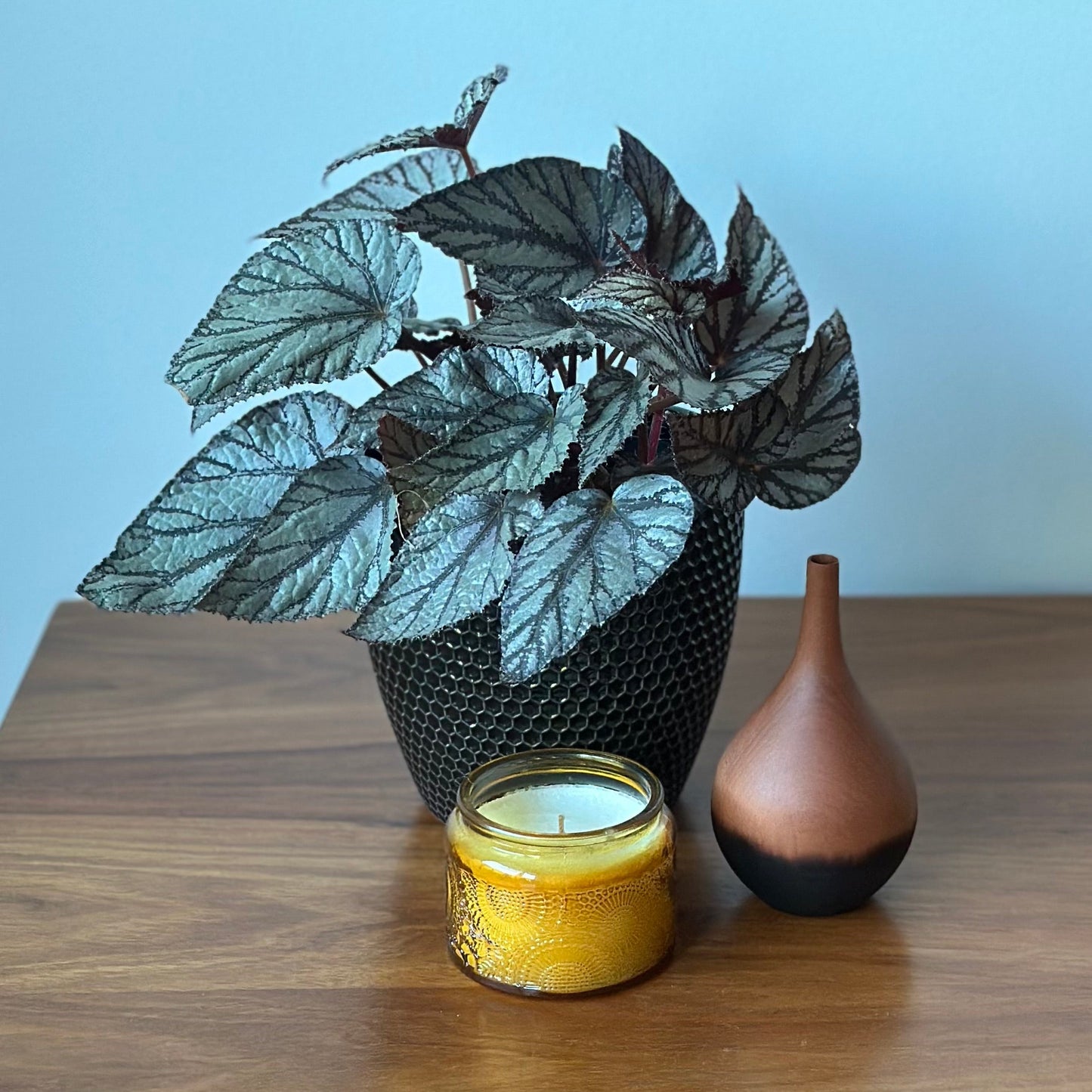 Handturned Timber Vase - Myrtle Droplet