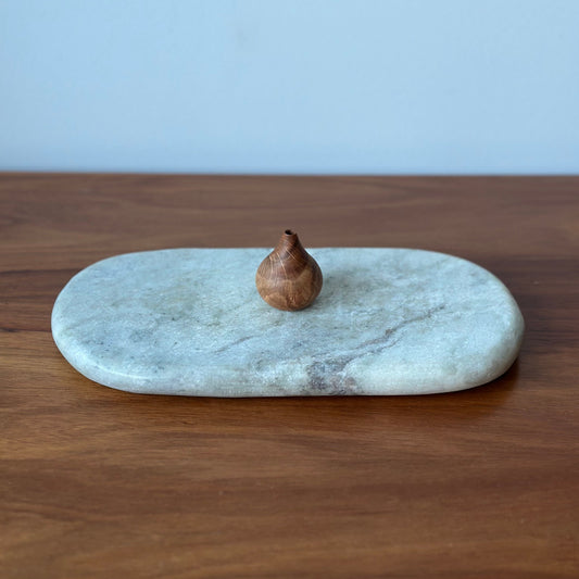 Handturned Timber Vase - Oak Mini Droplet