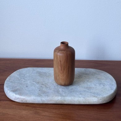Handturned Timber Vase - Silo (Honey)