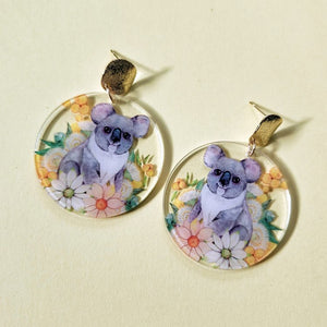 Australian Animals Statement Earrings Collection