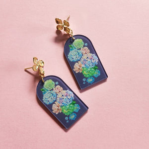 Floral Statement Earrings Collection