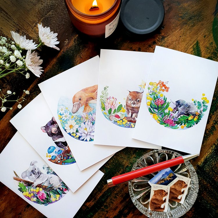 Australian Animals Greeting Card Bundle