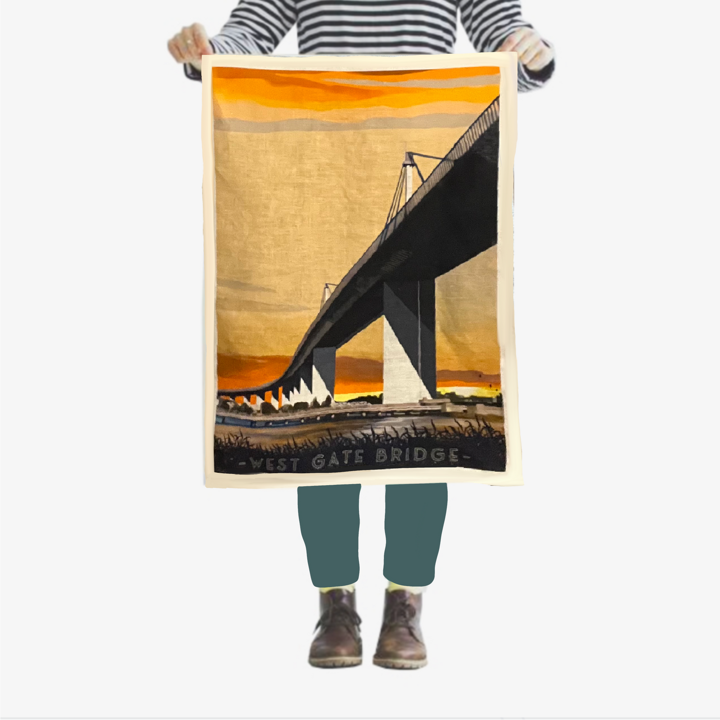 Tea Towel - Westgate Bridge