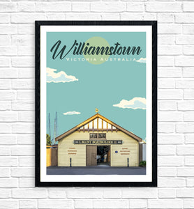 Vintage Poster - Williamstown Blunt Boatbuilders