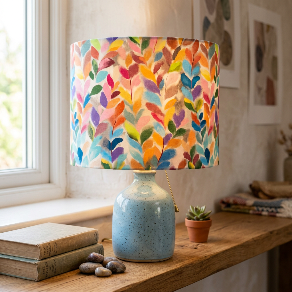 Custom Lamp Shade only - Autumn Leaves