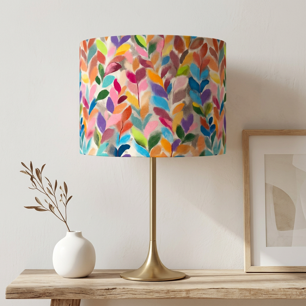 Custom Lamp Shade only - Autumn Leaves