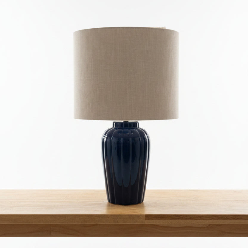 Custom Lamp Shade only - Basics - Linen Blend in Biscuit