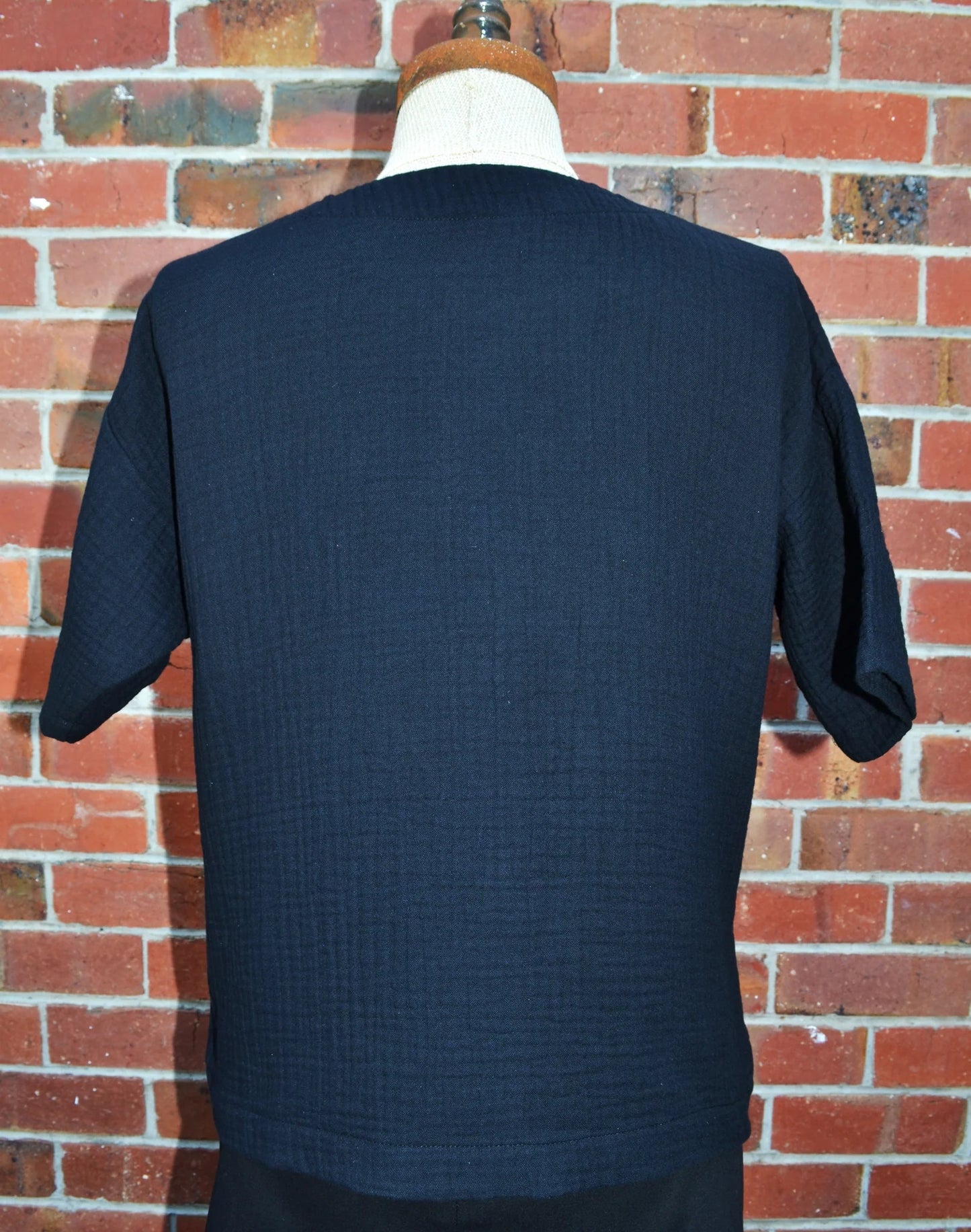 Women's Handmade Exeter Top - Black Gauze