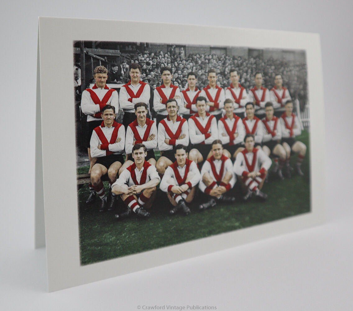 Vintage VFL Football Greeting Card Collection