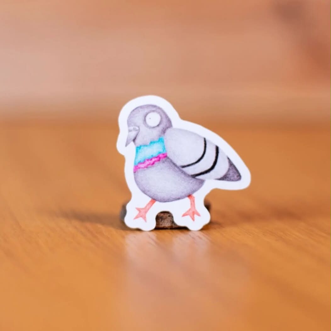 Original Illustration Die Cut Vinyl Stickers