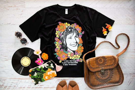 Helen Reddy "I Am Women" Tee **ON SALE**