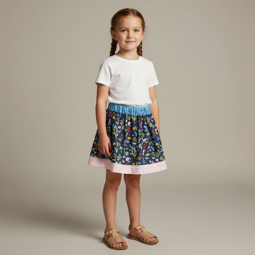 Cotton Skirt - FOREST FRIENDS