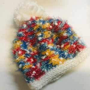 Crochet Wool Blend Beanies - various colours