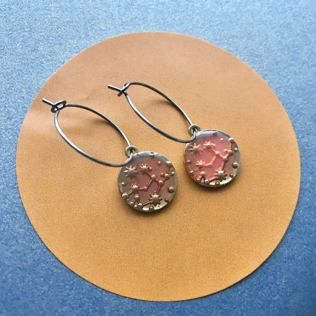 Celestial Hoop Earrings