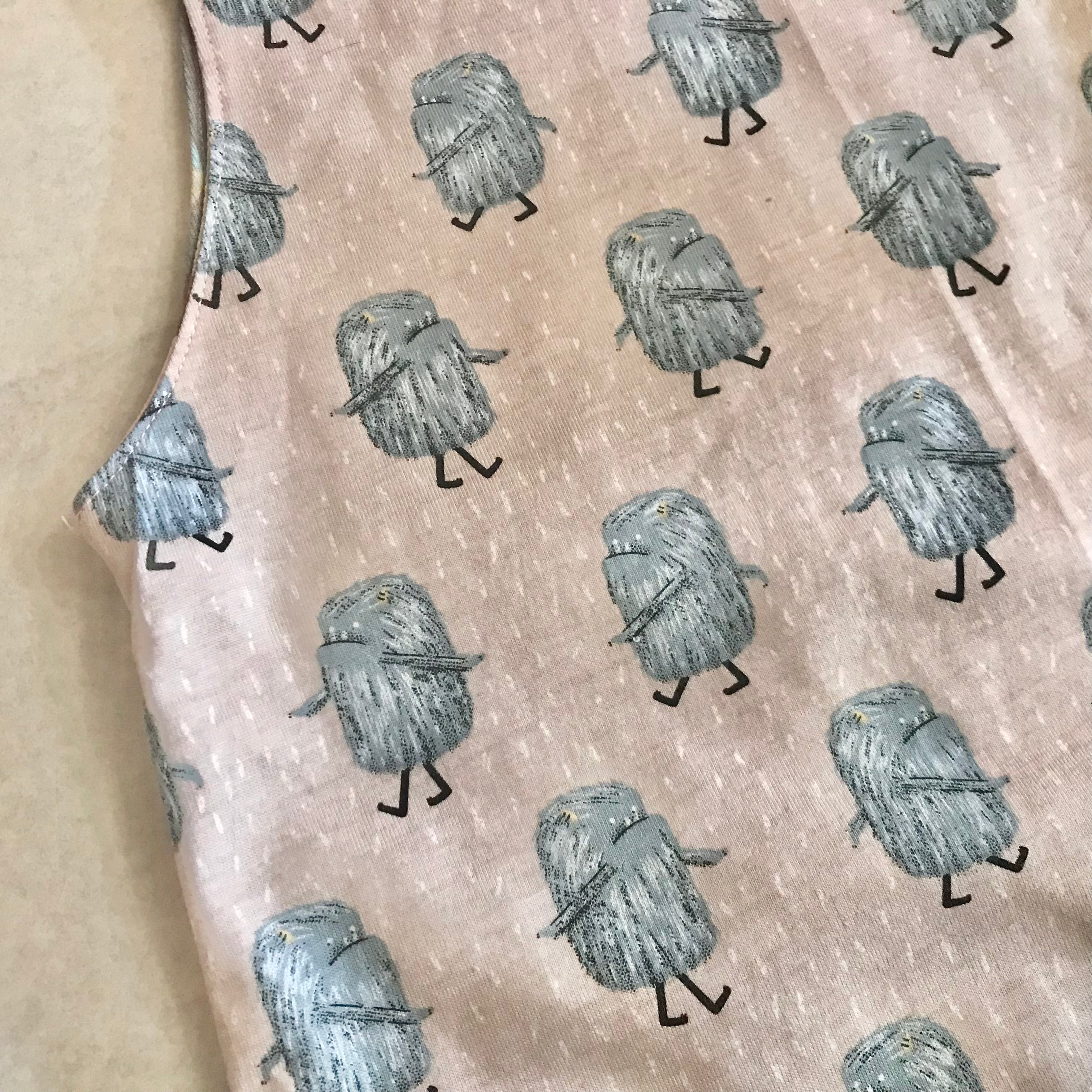 Baby Toddler Long Romper - Monster Stroll
