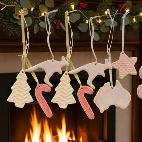 Christmas Ornament Decorations - Ceramic