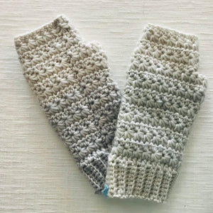 Crochet fingerless gloves