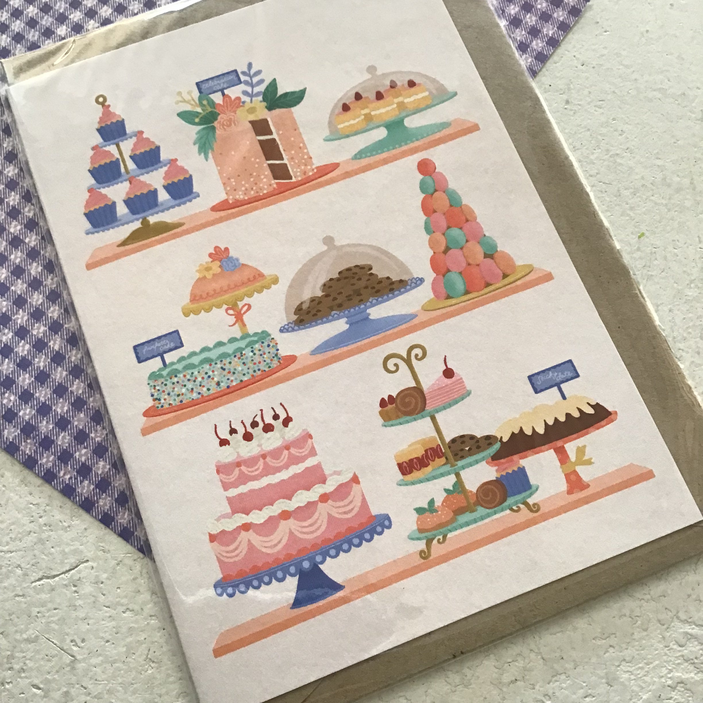 Milkbar Studio Original art Greeting Cards