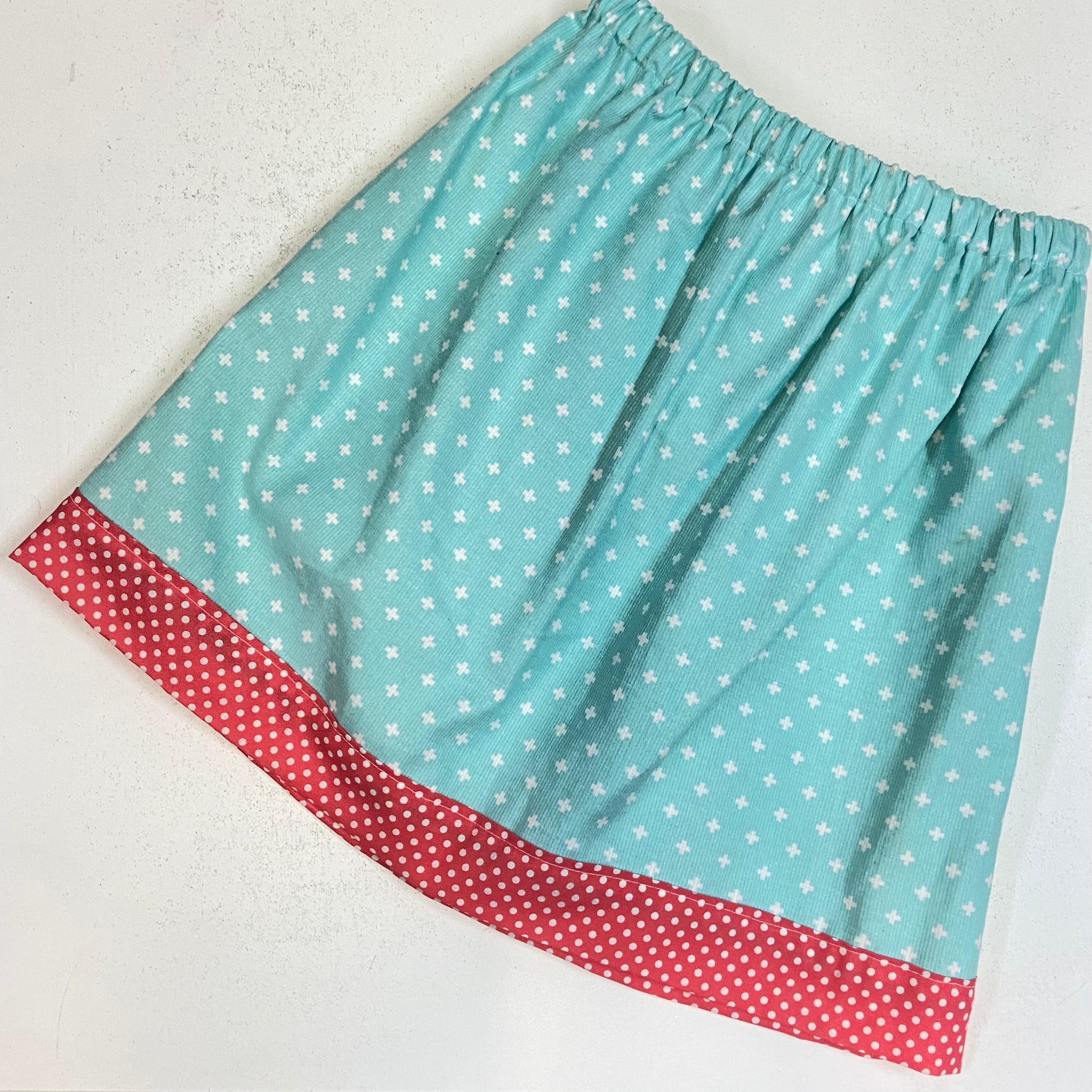 Cord Skirt - MINT CROSSES **LAST CHANCE SALE**