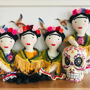 Frida Kahlo Cloth Doll