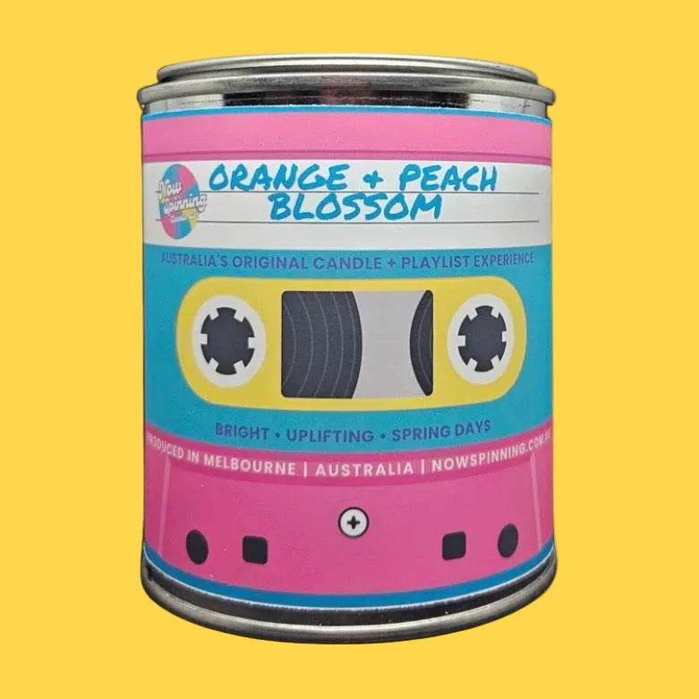 Candles for Music Lovers - Orange & Peach Blossom
