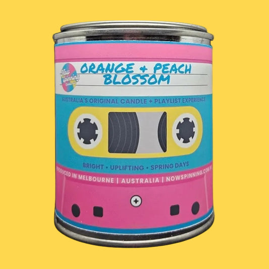Candles for Music Lovers - Orange & Peach Blossom