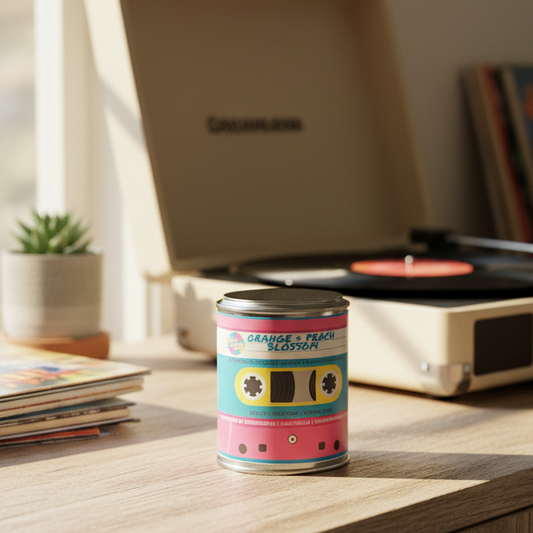 Candles for Music Lovers - Orange & Peach Blossom