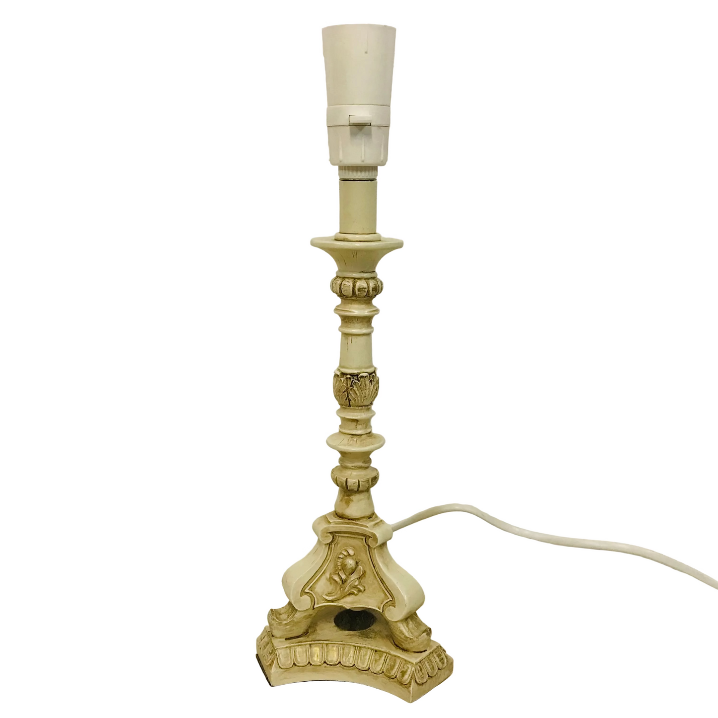 Hessian Vintage Ornate Table Lamp
