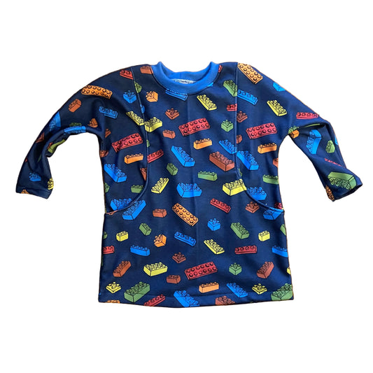 The Pocket Rocket Handmade Dress - Lego Bricks