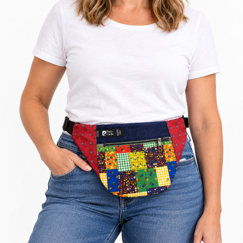 Recycled Sling Bags - Handmade from Recycled Clothing