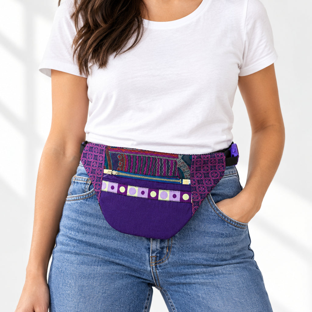 Recycled Sling Bags - Handmade from Recycled Clothing