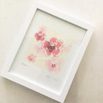 Hibiscus A4 giclée Framed art print
