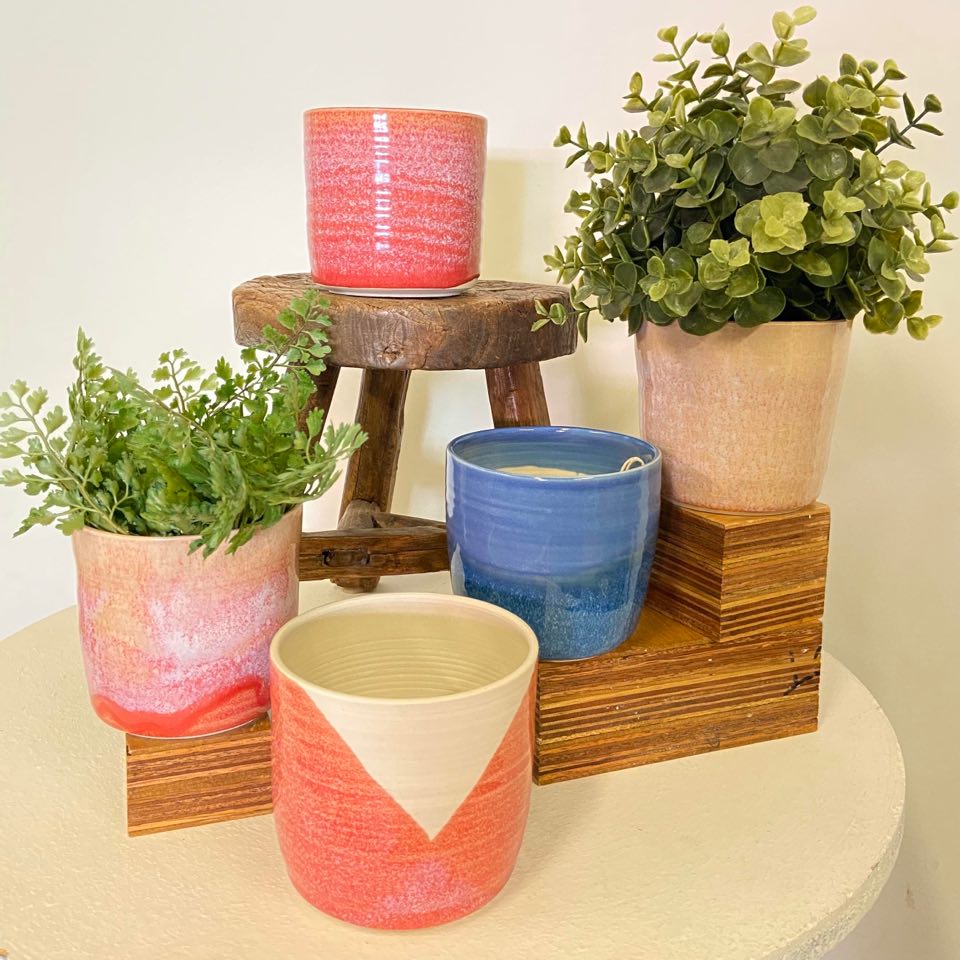 Ceramic Handthrown Planters (small)